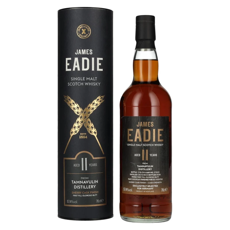 Tamnavulin 11 Years Old James Eadie 1st OLOROSO BUTT FINISH Single Malt #373071 2013 57,4% Vol. 0,7l in Geschenkbox