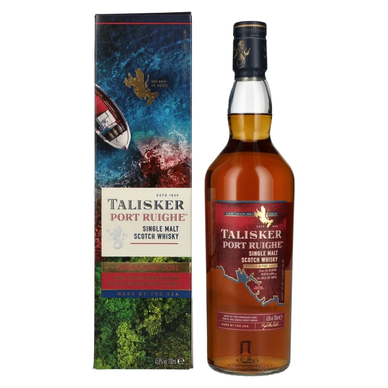 Talisker PORT RUIGHE Single Malt Scotch Whisky 45,8% Vol. 0,7l in Geschenkbox