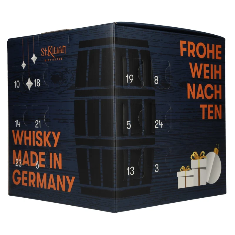 St. Kilian Adventskalender 2025 54,5% Vol. 24x0,02l