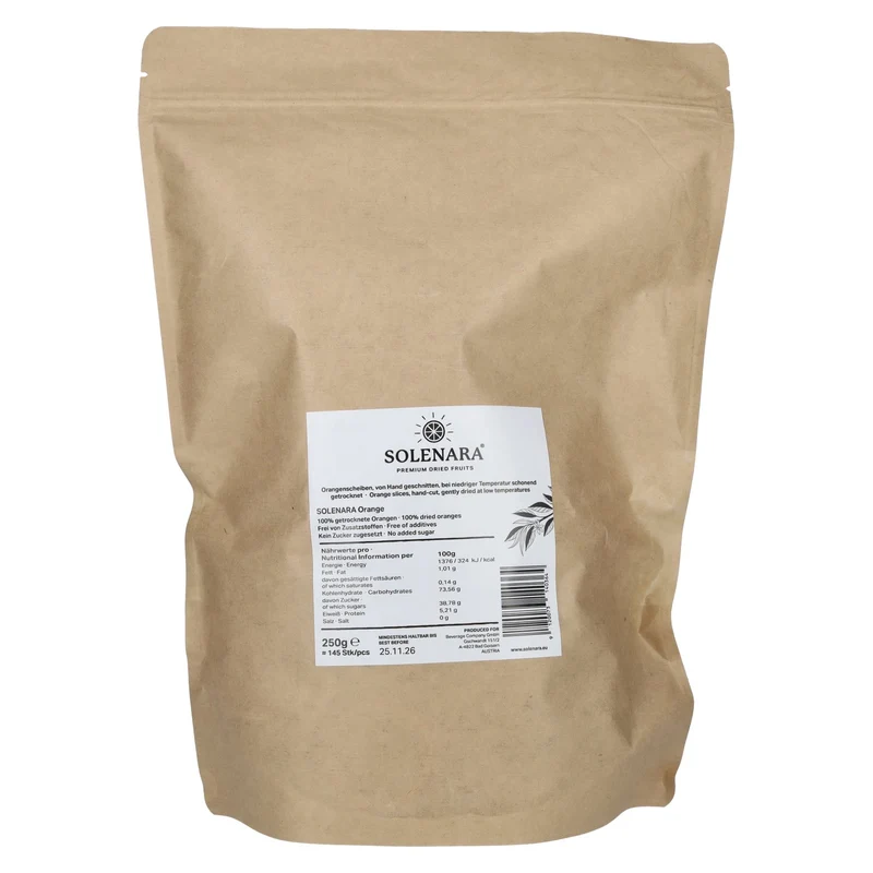 Solenara Premium Dried Fruits ORANGE 250 g