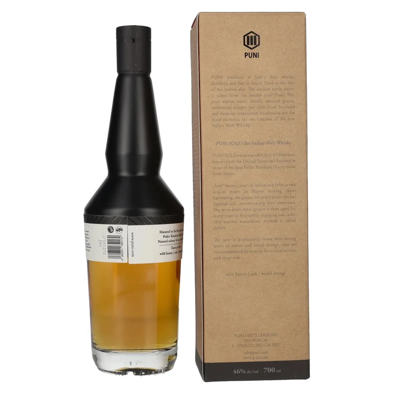 Puni SOLE The Italian Malt Whisky 46% Vol. 0,7l in Geschenkbox