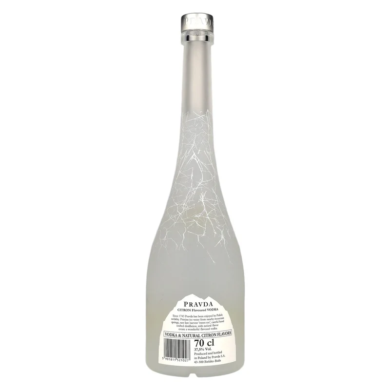 Pravda CITRON Flavored Vodka 37,5% Vol. 0,7l
