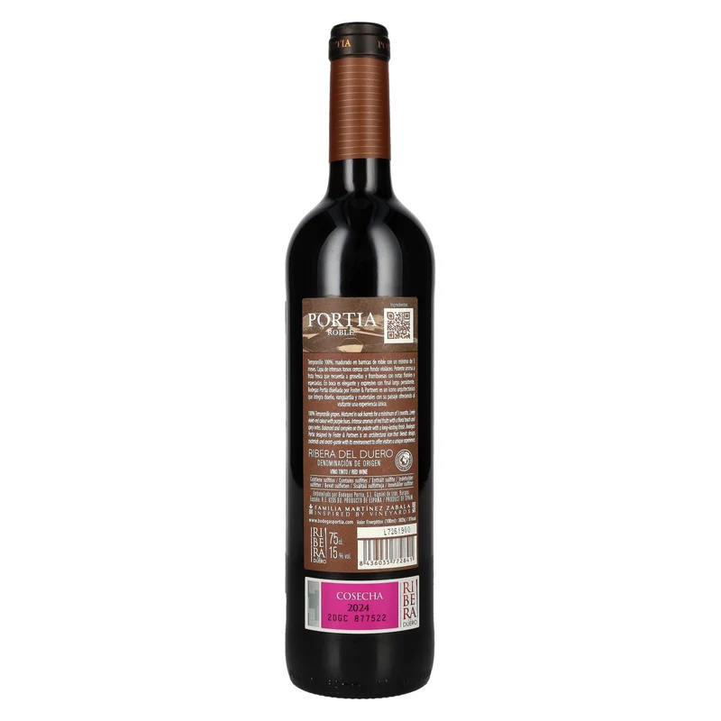 Portia Roble Ribera Del Duero 2024 15% Vol. 0,75l