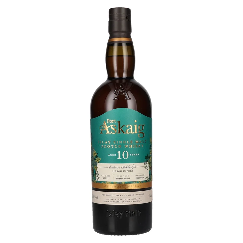 Port Askaig 10 Years Old Toasted Barrel Islay Single Malt Scotch Whisky 2014 57,8% Vol. 0,7l