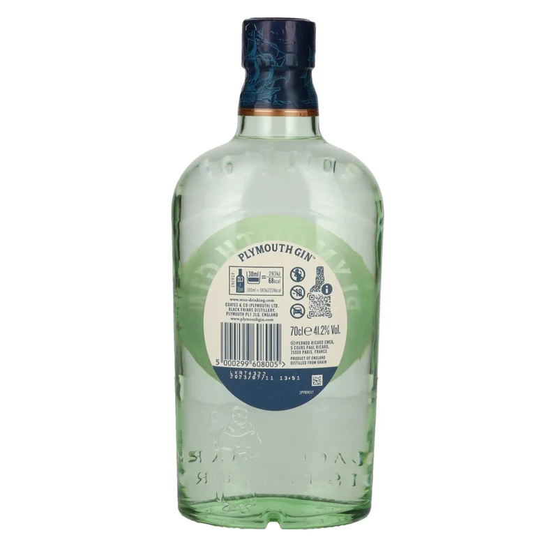 Plymouth Original Strength Dry Gin 41,2% Vol. 0,7l