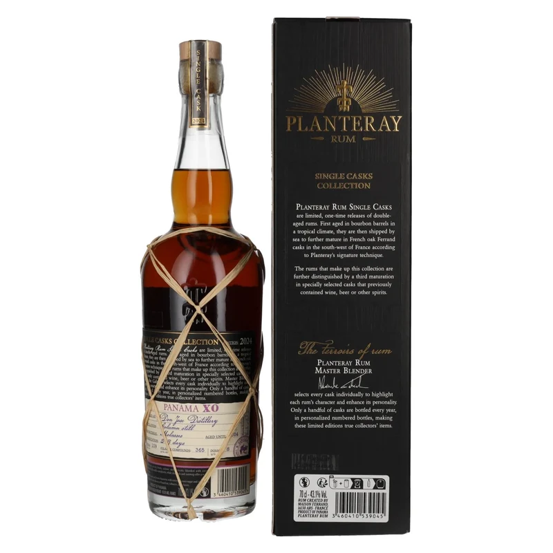 Planteray Rum PANAMA XO Marsala Cask Finish 43,1% Vol. 0,7l in Geschenkbox