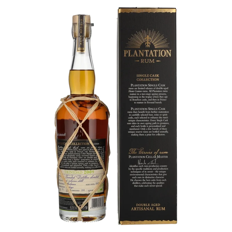 Plantation Rum TRINIDAD 2009 Beer Maturation Edition 2021 45,3% Vol. 0,7l in Geschenkbox
