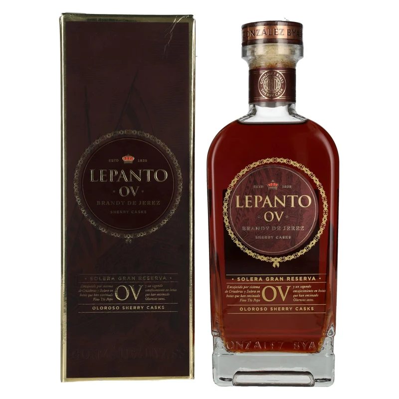Lepanto O.V. Solera Gran Reserva Brandy de Jerez 36% Vol. 0,7l in Geschenkbox