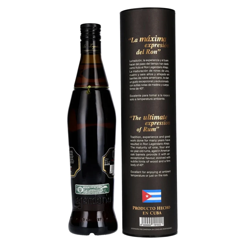 Legendario Ron 9 Añejo 40% Vol. 0,7l in Geschenkbox