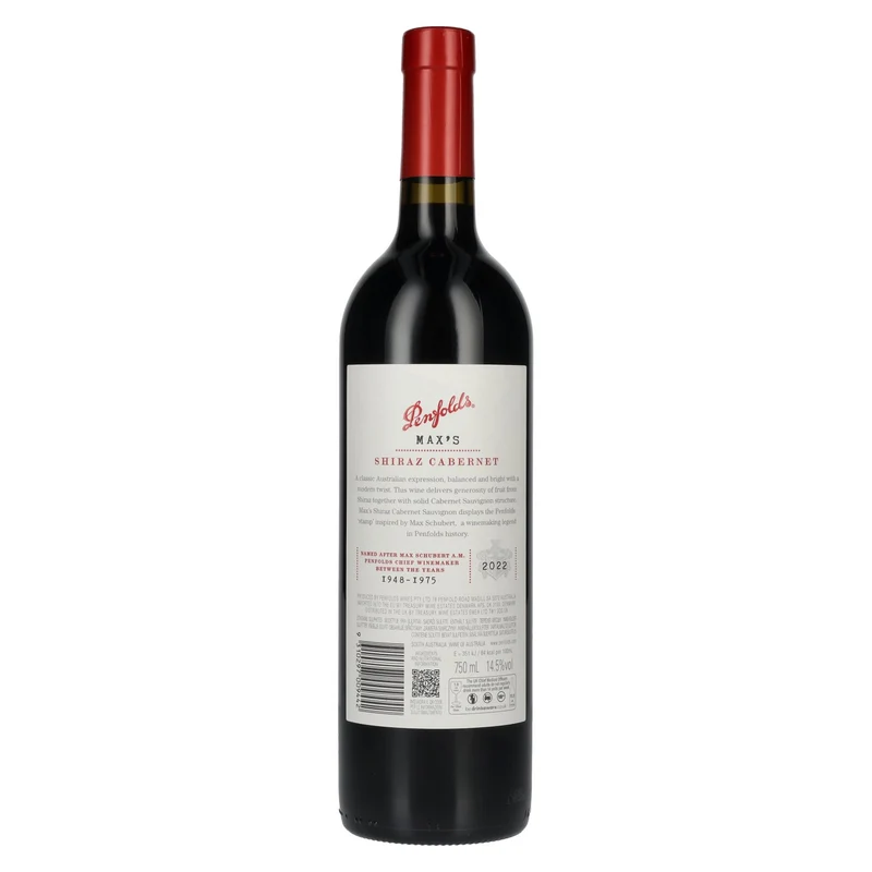 Penfolds MAX'S Shiraz Cabernet 2022 14,5% Vol. 0,75l