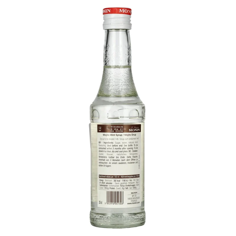 Le Sirop de Monin MOJITO MINZE 0,25l
