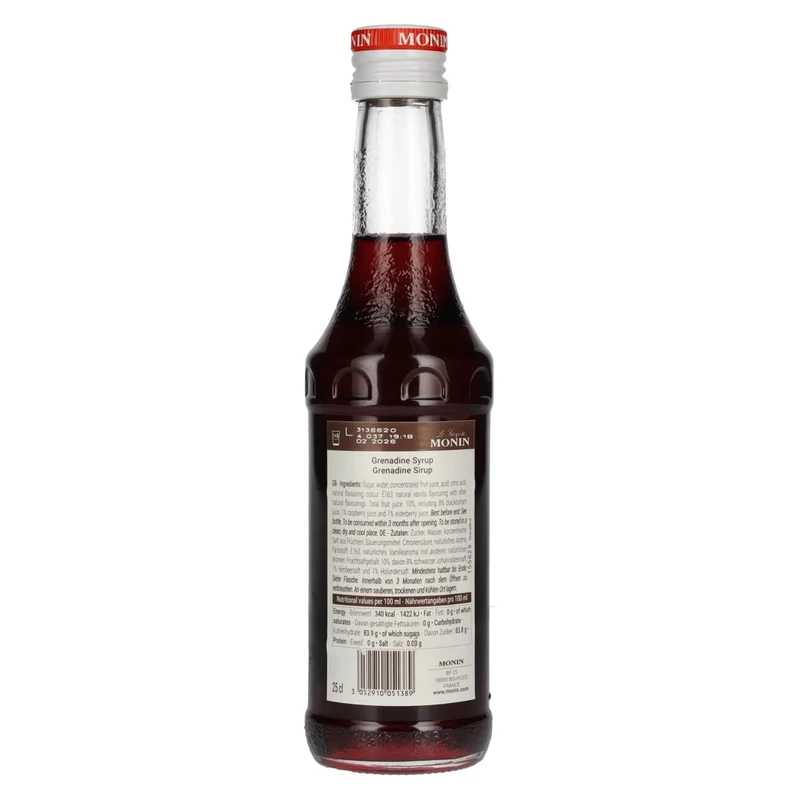 Le Sirop de Monin GRENADINE 0,25l