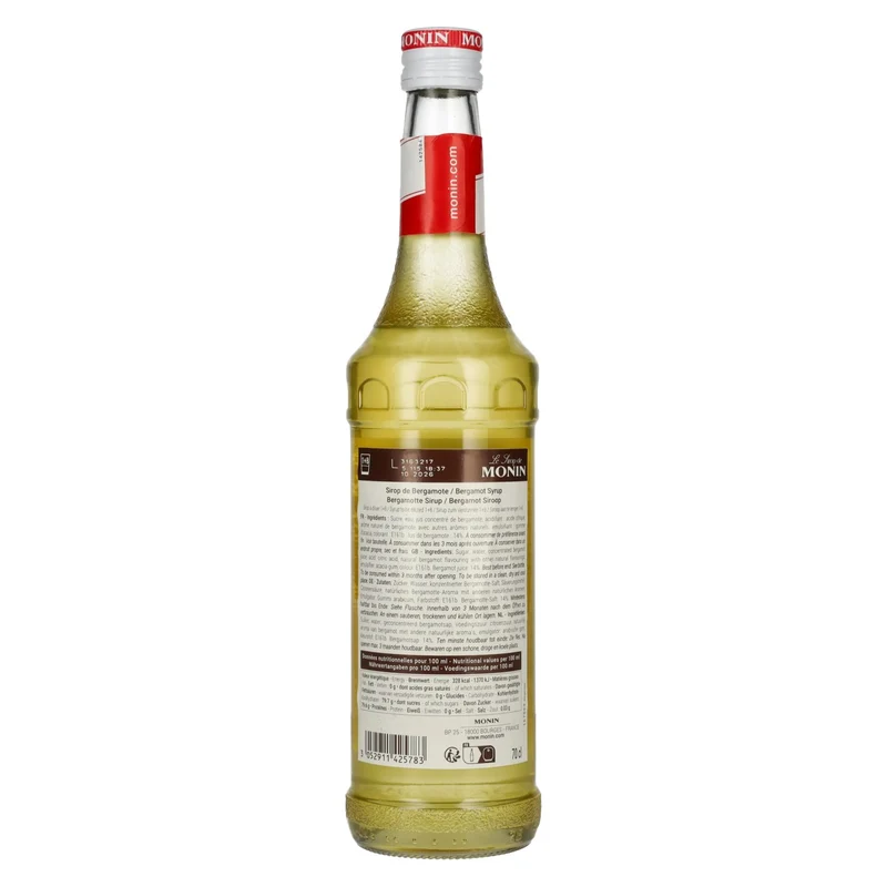 Le Sirop de Monin BERGAMOTTE 0,7l