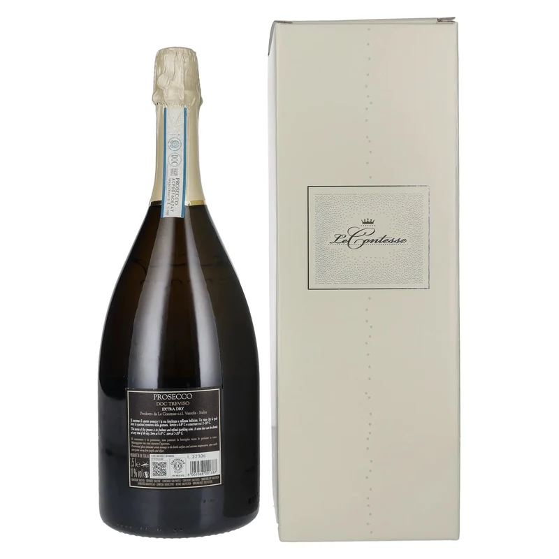 Le Contesse Prosecco DOC Extra Dry 11% Vol. 1,5l in Geschenkbox