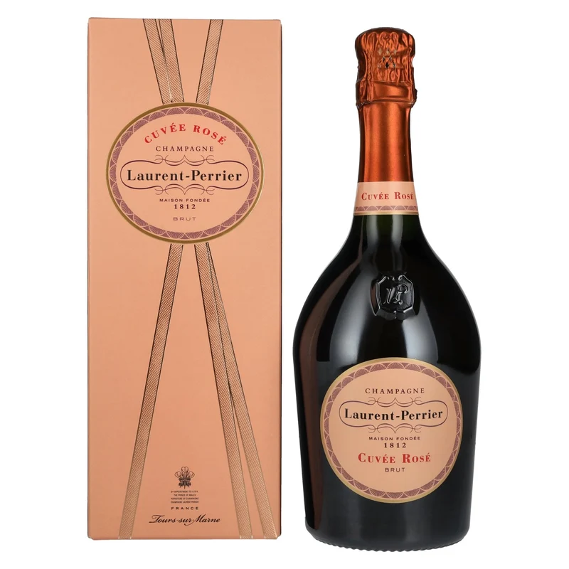 Laurent Perrier Champagne CUVÉE ROSÉ Brut 12% Vol. 0,75l in Geschenkbox