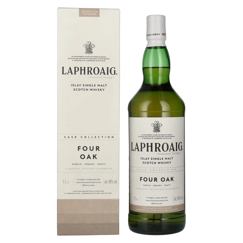 Laphroaig FOUR OAK 40% Vol. 1l in Geschenkbox