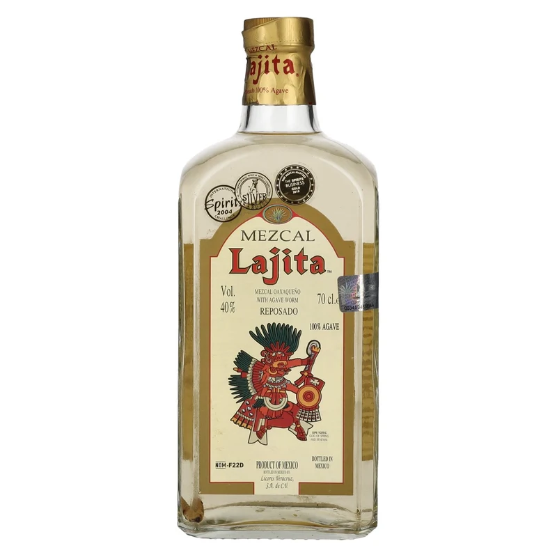 Lajita Mezcal REPOSADO with Agave Worm 40% Vol. 0,7l