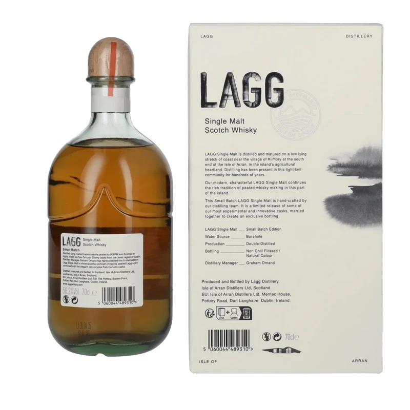 LAGG Small Batch Single Malt Scotch Whisky ex-Palo Cortado Sherry Cask 56,2% Vol. 0,7l in Geschenkbox