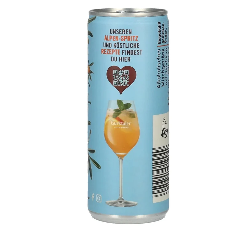 Gurktaler Alpen-Spritz Aperitif 4,5% Vol. 0,25l Dose Pfand