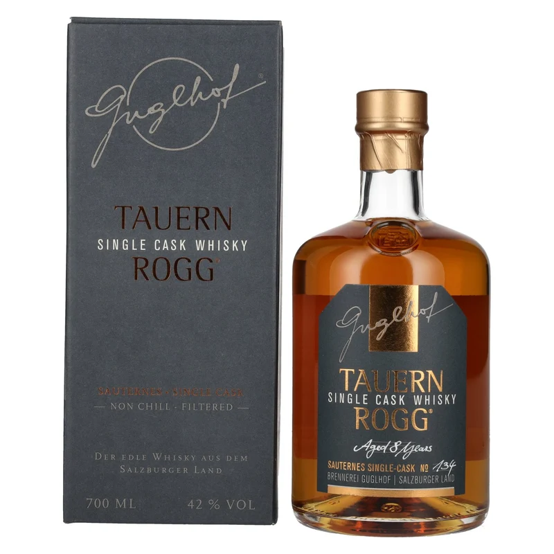 Guglhof TAUERN ROGG 8 Years Old Sauternes Single Cask 42% Vol. 0,7l in Geschenkbox