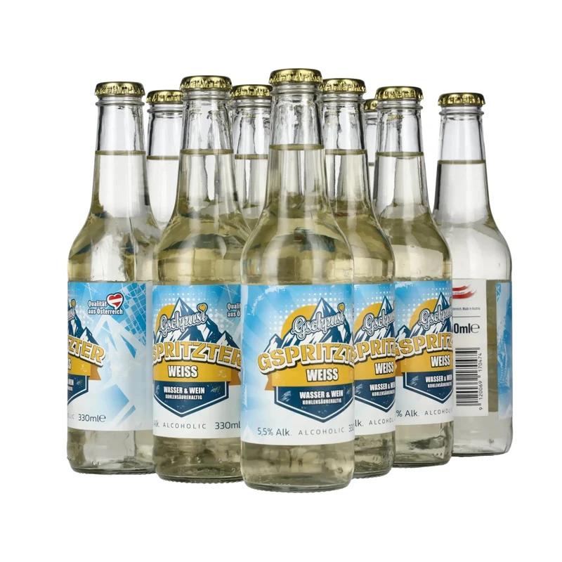 Gschpusi gspritzter weiss 5,5% Vol. 12x0,33l