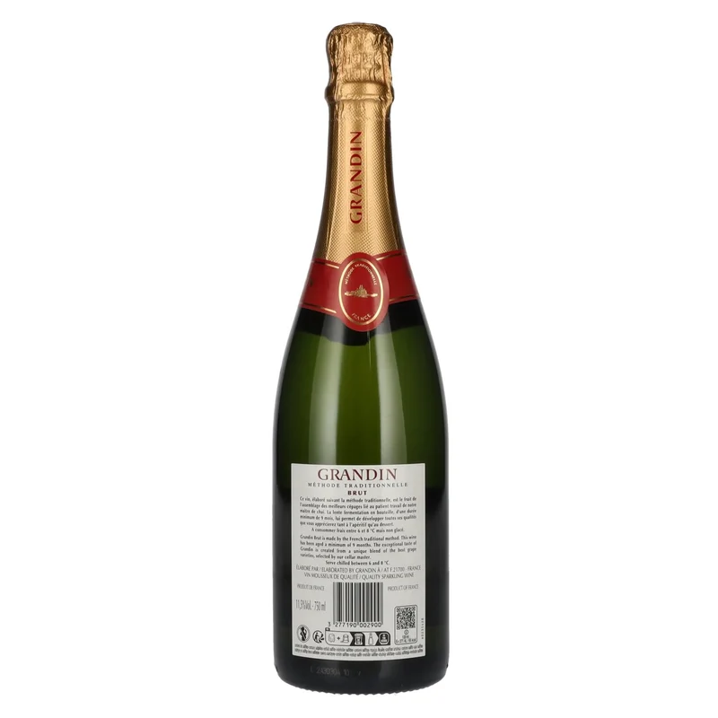 Grandin Brut Méthode Traditionnelle 11,5% Vol. 0,75l