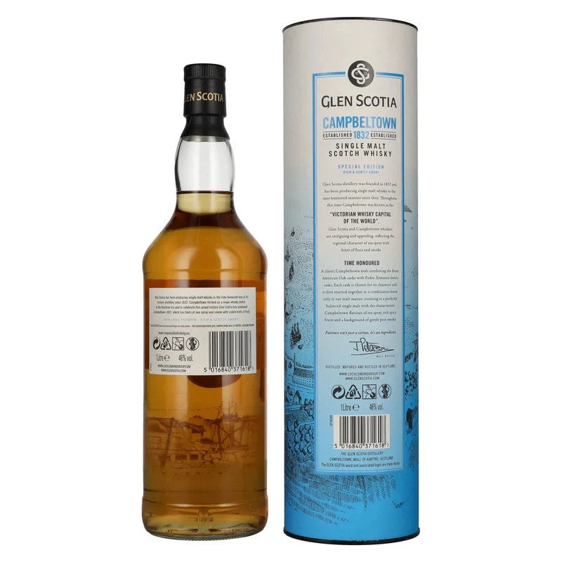 Glen Scotia Campbeltown 1832 Single Malt 46% Vol. 1l in Geschenkbox