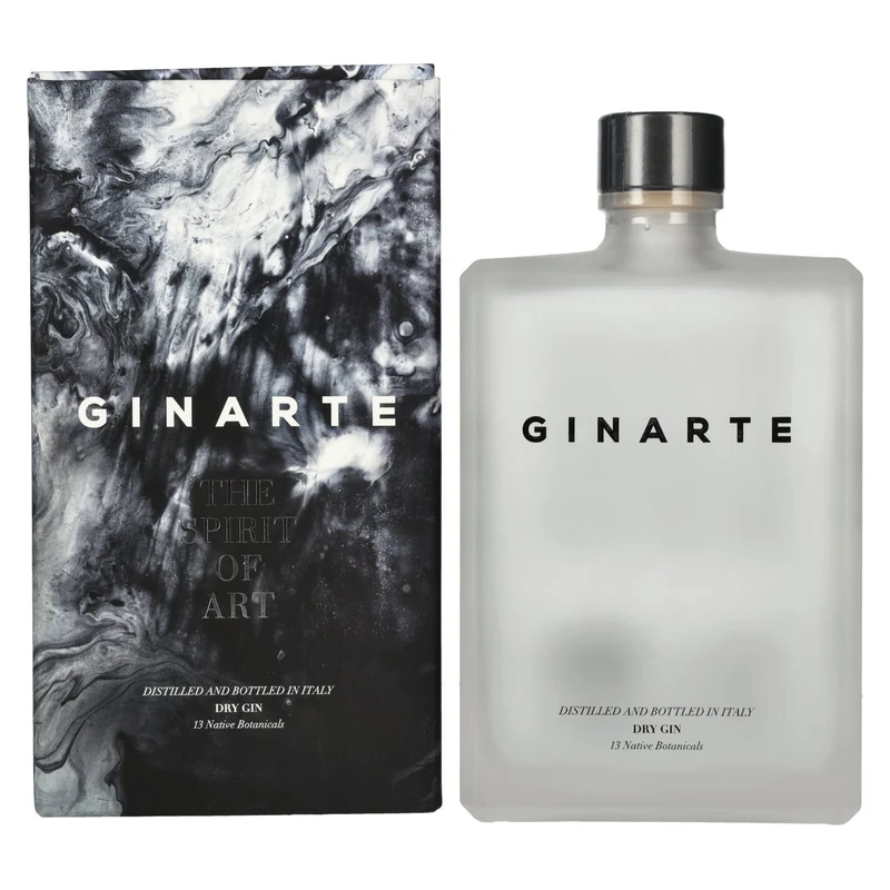 GINARTE Dry Gin The Spirit Of Art 43,5% Vol. 0,7l in Geschenkbox