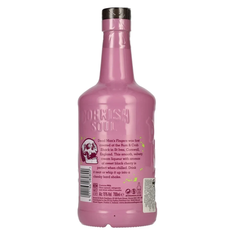 Dead Man's Fingers Black Cherry Tequila Cream Liqueur 15% Vol. 0,7l