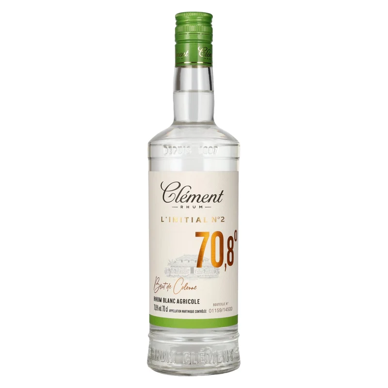 Clément Rhum L'Initial Agricole Blanc 70,8% Vol. 0,7l