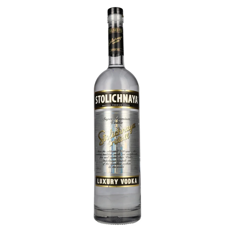 Stolichnaya Premium Vodka FKP Cristall 40% Vol. 1,5l