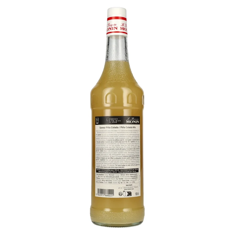 Le Mixeur de Monin PIÑA COLADA MIX Cocktail Mixers 1l