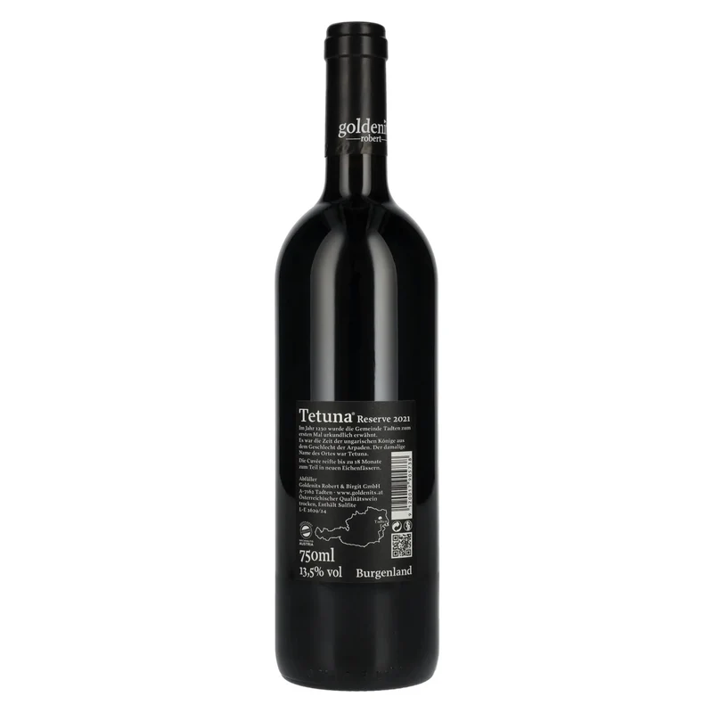 Goldenits Robert Tetuna Reserve 2021 13,5% Vol. 0,75l