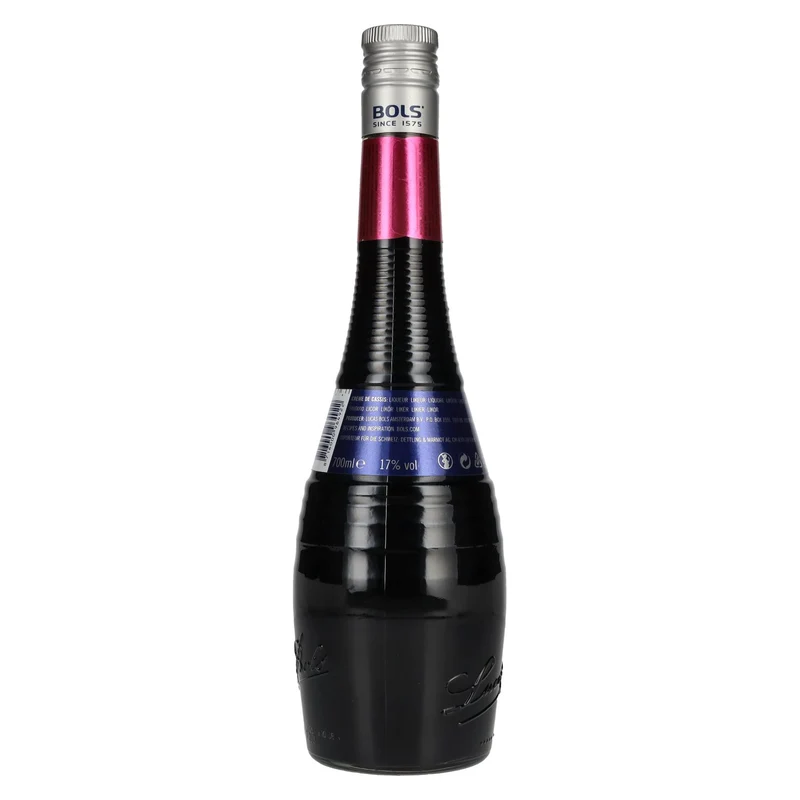 Bols Crème de Cassis Liqueur 17% Vol. 0,7l blaues Label