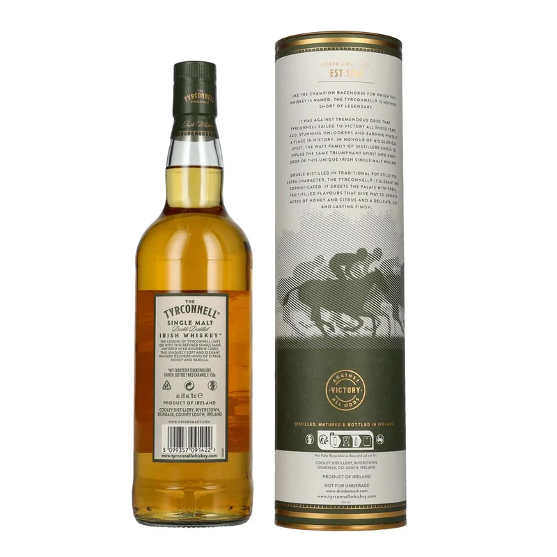 The Tyrconnell Single Malt Irish Whiskey 43% Vol. 0,7l in Geschenkbox
