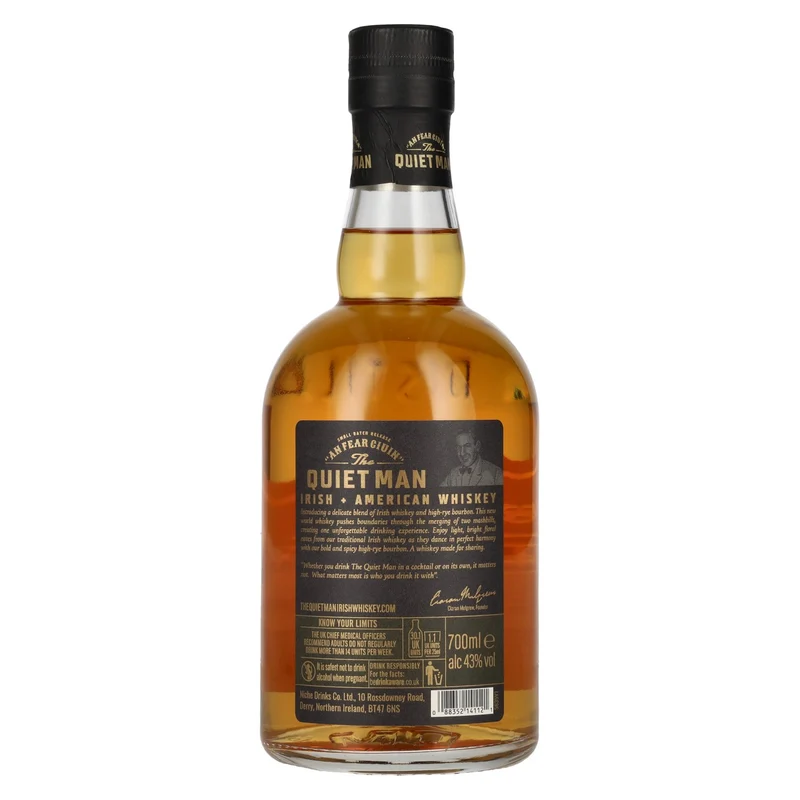 The Quiet Man AN FEAR CIUIN American Irish Whiskey 43% Vol. 0,7l