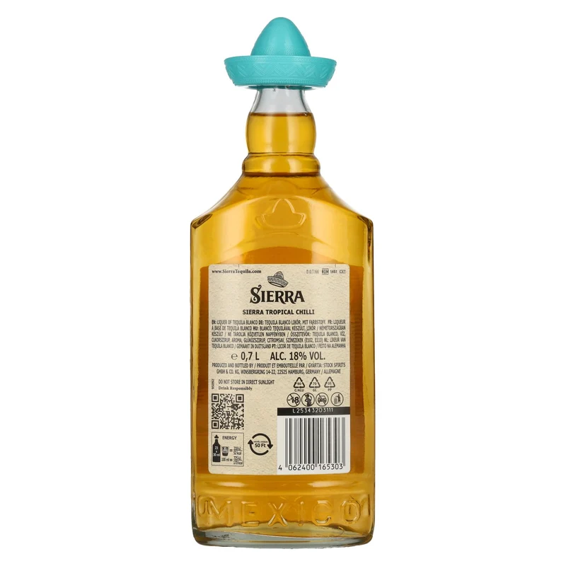Sierra Licor de Tequila Tropical Chilli 18% Vol. 0,7l
