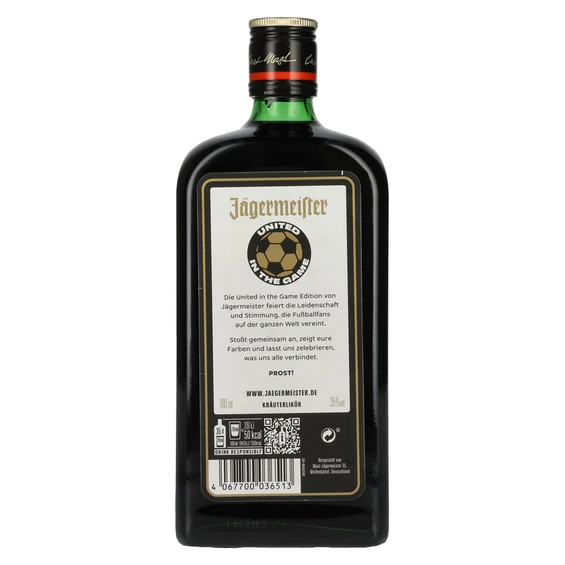 Jägermeister United in the Game 35% Vol. 0,7l