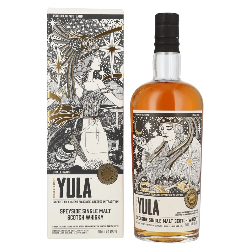 Douglas Laing YULA Speyside Single Malt Scotch Whisky 40% Vol. 0,7l in Geschenkbox