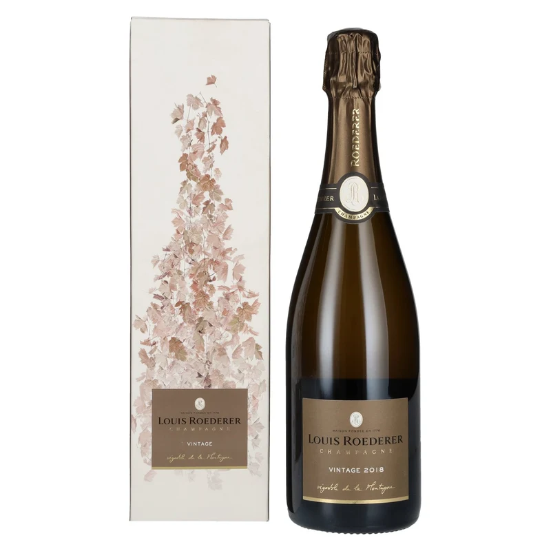 Louis Roederer Champagne VINTAGE 2018 12,5% Vol. 0,75l in Geschenkbox