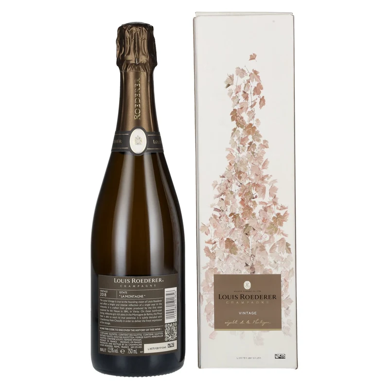 Louis Roederer Champagne VINTAGE 2018 12,5% Vol. 0,75l in Geschenkbox