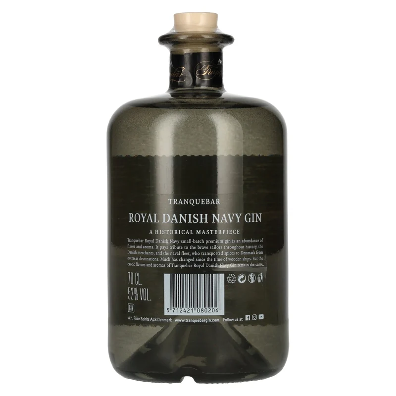 Tranquebar Royal Danish Navy Gin 52% Vol. 0,7l