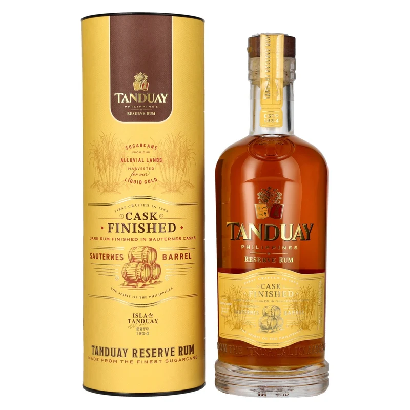 Tanduay Tesoro Reserve Rum Sauternes Cask Finish 42% Vol. 0,7l in Geschenkbox