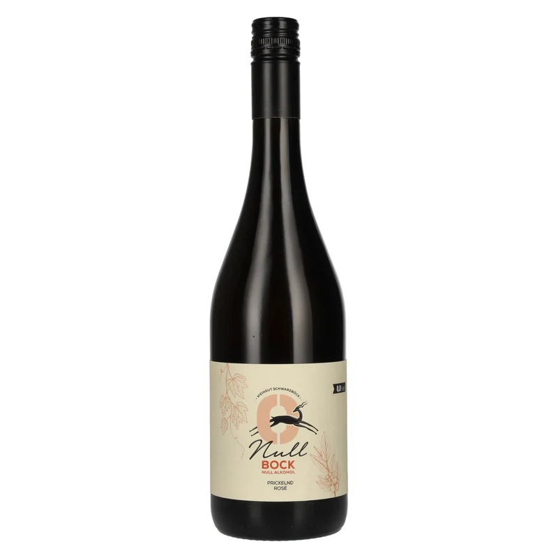 Schwarzböck Null Bock Null Alkohol Rosé prickelnd 0,75l