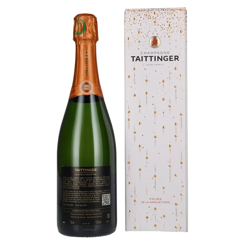 Taittinger Champagne Folies de la Marquetterie 12,5% Vol. 0,75l in Geschenkbox