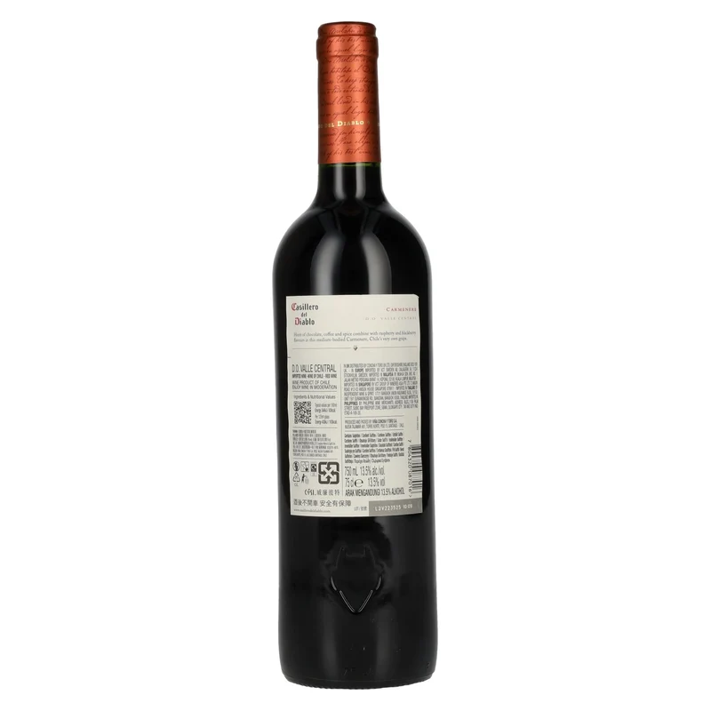 Concha y Toro Casillero del Diablo CARMENERE Reserva 2023 13,5% Vol. 0,75l