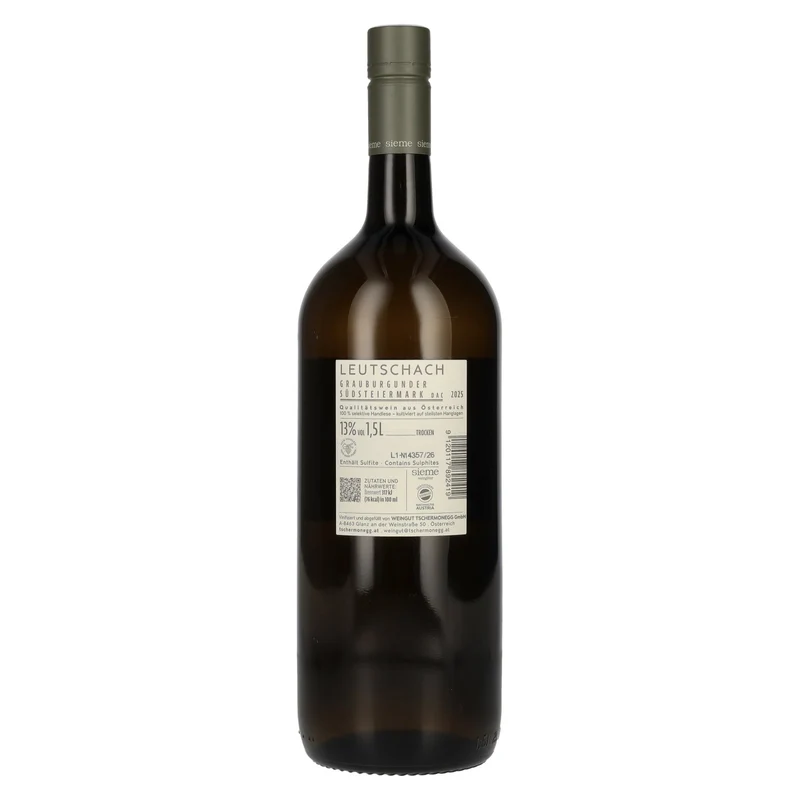 Tschermonegg Grauburgunder Leutschach Südsteiermark DAC 2025 13% Vol. 1,5l