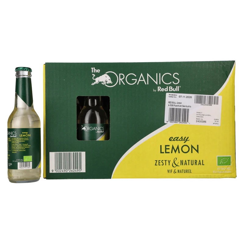 Red Bull Organics by Red Bull Easy LEMON 24x0,25l