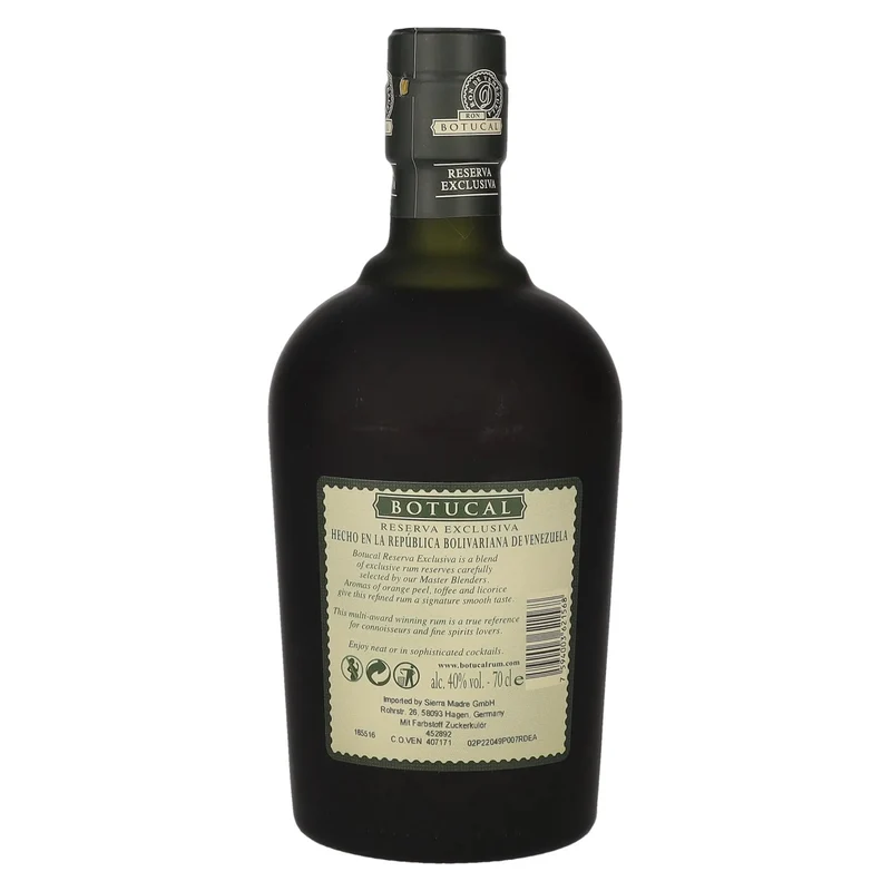 Botucal (Diplomático) RESERVA EXCLUSIVA Ron Antiguo 40% Vol. 0,7l