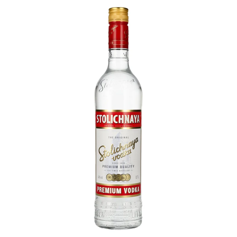 Stolichnaya Premium Vodka FKP 40% Vol. 0,7l